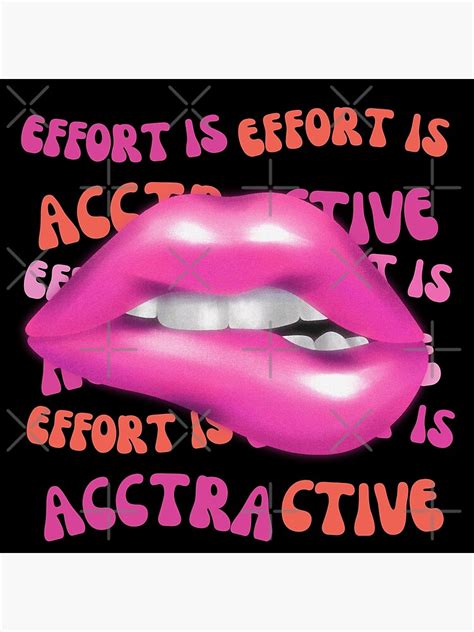 Effort Is Attractive Sexy Is Attractive Groovy Attractive Retro