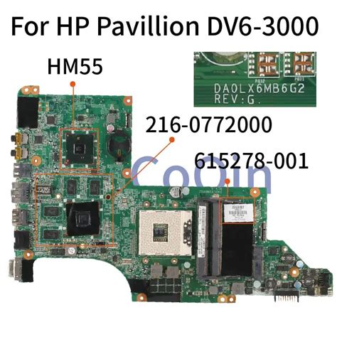 Da0lx6mb6g2 For Hp Pavillion Dv6 3000 Hd5650 I7 Support Laptop