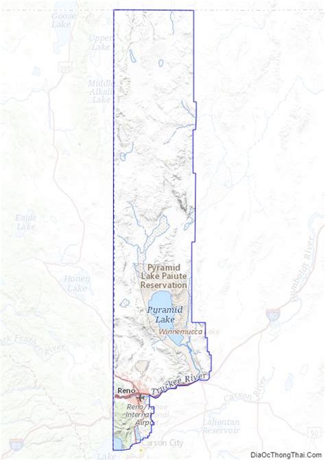 Map Of Washoe County Nevada