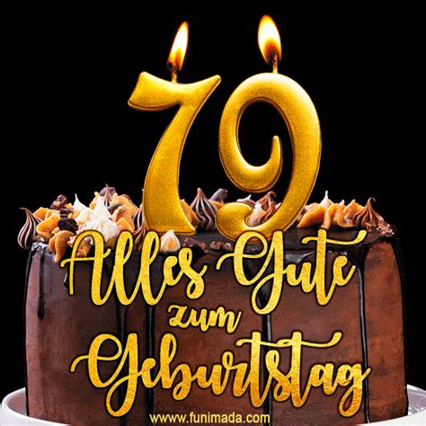 Zum 79 Geburtstag Alles Liebe Und Gute  Und Video E Card