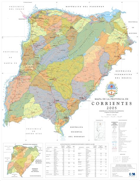 Map Of Corrientes Province