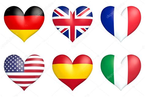 Cuori nazionali - Germania, Gran Bretagna, Francia, USA, Spagna e ...