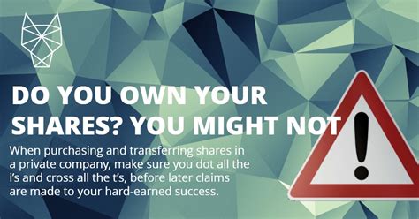 Do You Own Your Shares You Might Not