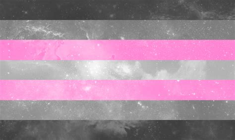 Flower And Space Themed Demigirl And Demiboy Flags 🏳️‍🌈love Is