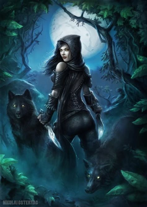 Morpheuscometh On Twitter Fantasy Wolf Werewolf Girl Vampire Girls