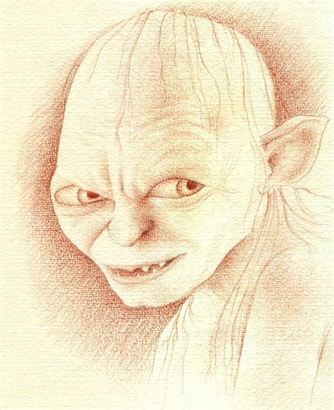 Gollum Drawing By Estella Brandybuck On Deviantart