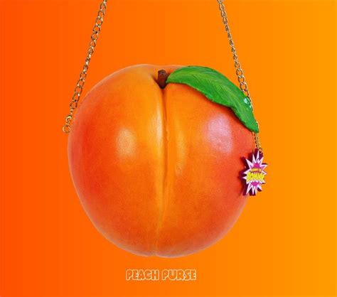 Peach Purse Peach Bag Peach Handbag Peach Accessories Peach Etsy