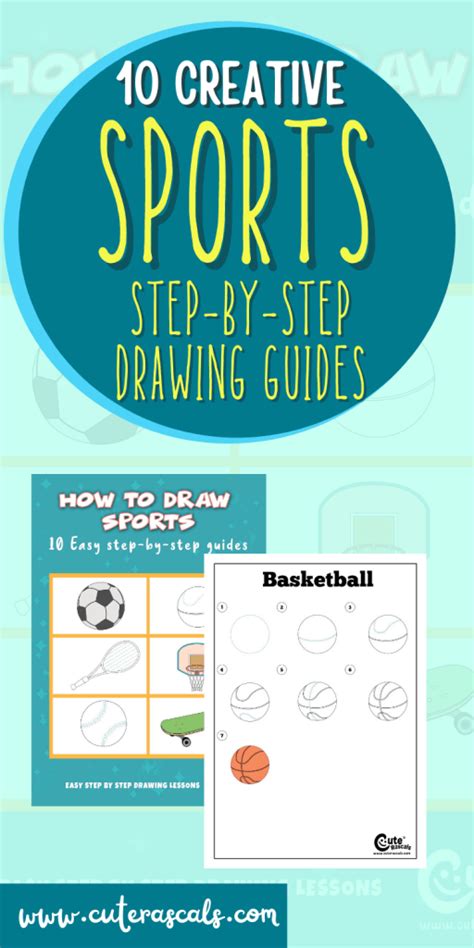 How To Draw 10 Creative Sports Step By Step Drawing Guide