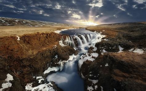 Landscape Nature Water Iceland Wallpapers Hd Desktop And Mobile