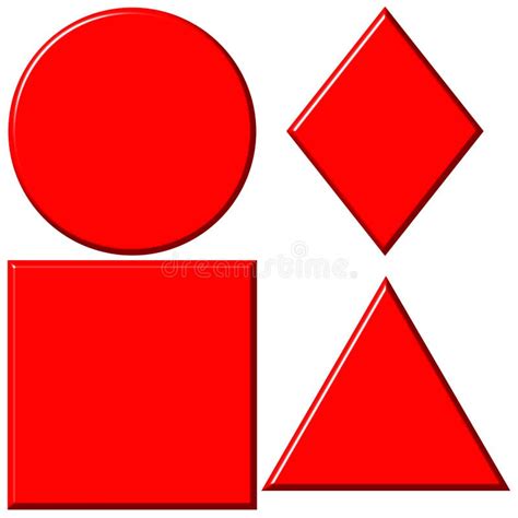 Red Shapes Stock Illustrations 173925 Red Shapes Stock Illustrations