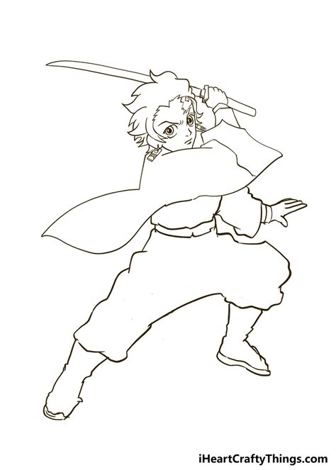 Demon Slayer Drawing Inosuke Have High Binnacle Slide