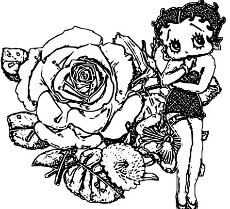 Betty Boop We Coloring Page 306