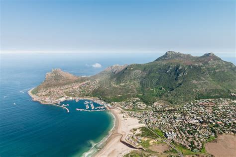 Hout Bay Cape Town South Africa Aerial View Stock Image Image Of