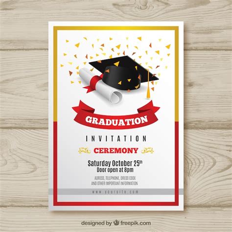 Invitation Design For Graduation