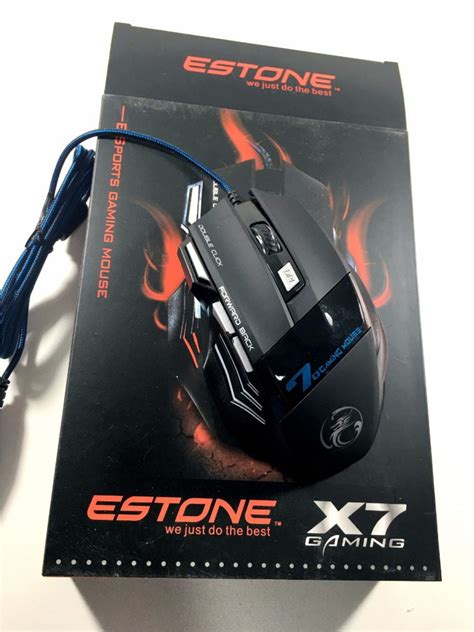Mouse Game Estone X7 Gaming Dpi E Sports 7 Botoes