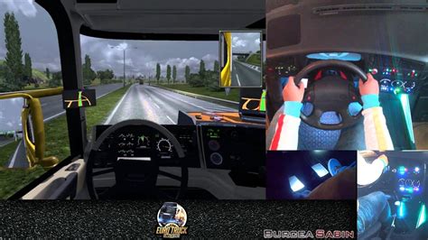 Euro Truck Simulator 2 Driving Simulation Cockpit Test Youtube
