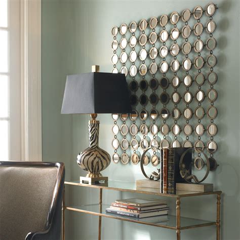 Uttermost Dinuba Antique Silver Champagne Mirror Mirror Wall Art Mirror Design Wall Mirror Wall