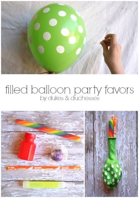 Filled Balloon Party Favors Birthday Party Balloon 2nd Birthday