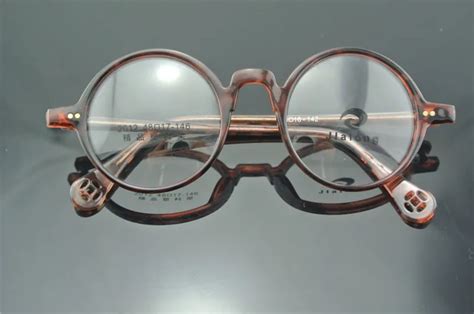 Jialong Vintage 48mm Round Tortoise Eyeglass Frames Uni Glasses Retro Eyeglasses Full Rim