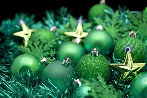 green baubles christmas decorations  Green christmas, Christmas