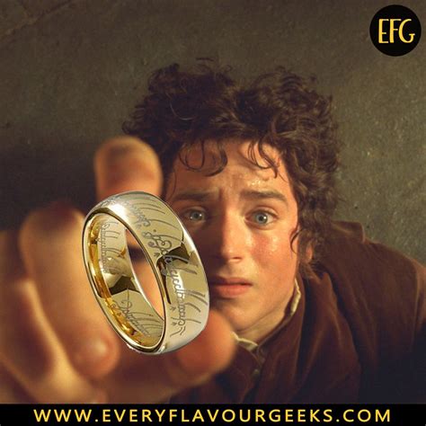 One Ring To Rule Them All Lord Of The Rings Ring Rings For Men One Ring Rings