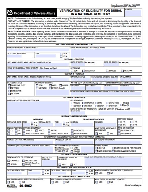 Cemetery Plot Deed Template Printable