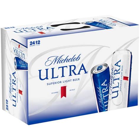 Michelob Ultra Beer 12oz Can 24 Pack Beer Wine And Liquor