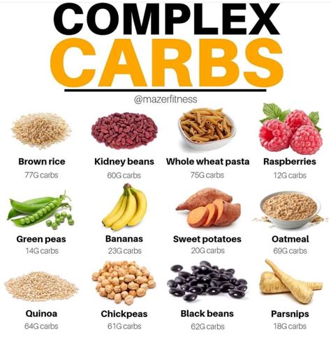 💥 Complex Carbs 💥 All Nutrition Values Per 100 Grams Of Uncooked Raw