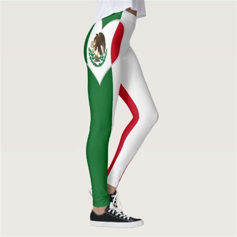 Flag Of Mexico Leggings Mexico Flag American Flag Leggings Leggings