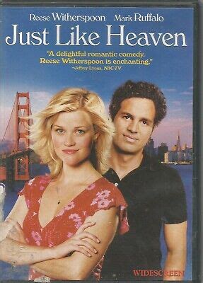 Just Like Heaven Reese Witherspoon Mark Ruffalo Dvd Widescreen Ebay