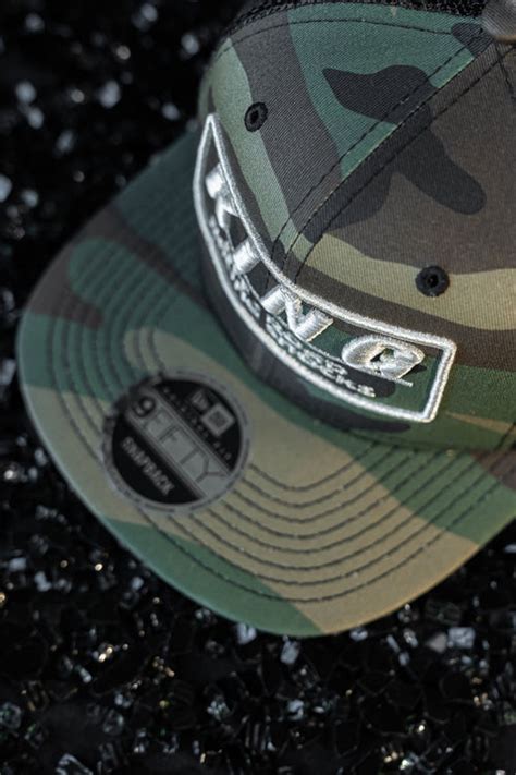 King Shocks 9fifty Camo Silver Snapback Cap Camo Trucker Jj Performance