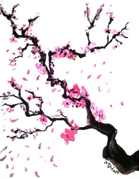 This tutorial shows the sketching and drawing steps from start to. Japanese Cherry Blossom Drawing at GetDrawings | Free download