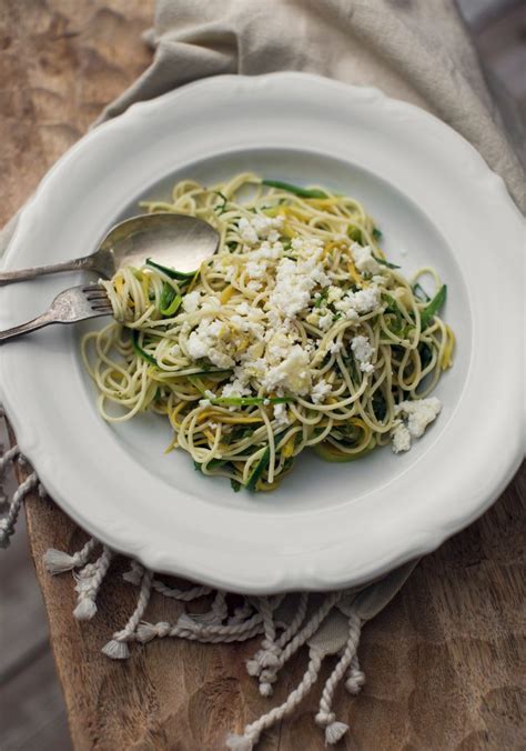Recette Cheveux d ange aux courgettes menthe féta
