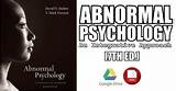 Pictures of Abnormal Psychology An Integrative Approach 7th Edition Pdf Download