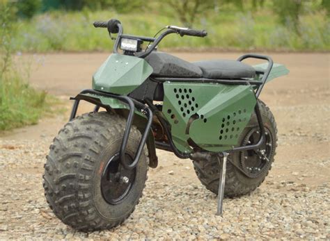 1982 honda all terrain cycle 185s. tarus 2x2 motorcycle on all-terrains and folds in a suitcase