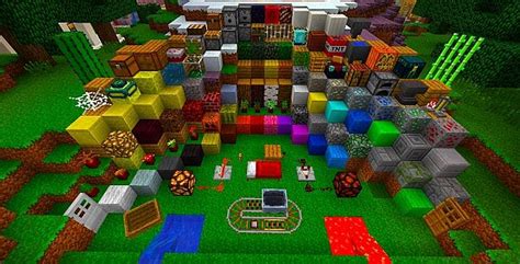 Saturate All The Blocks Minecraft Texture Pack