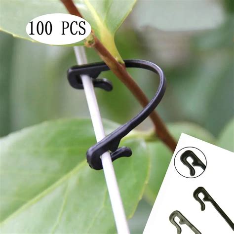 50pcs Grape Vines Clips Durable Plastic Plant Vines Fastener Tied