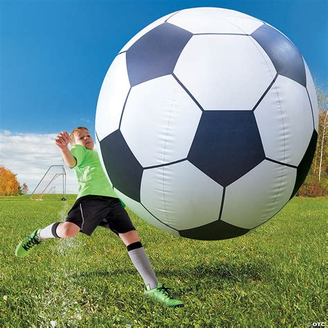 Sports ball shop is the uk's leading sports ball specialist, offering customers a huge range of branded balls across an unrivalled number of sporting platforms. Giant Inflatable Soccer Ball | MindWare