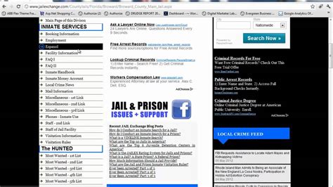Depending on the method you used to deposit rhe funds, they can get. Broward County Jail - Broward County Inmate Search - YouTube