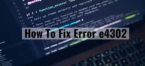 Easiest Ways To Fix Error Code E4302 Startrakmusic