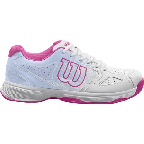 Wilson Womens Kaos Stroke Tennis Shoes Whitehalogen Bluevery Berry