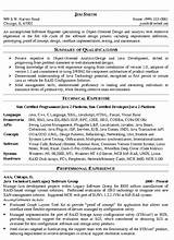 Pictures of Sample Resume For Experienced Software Engineer