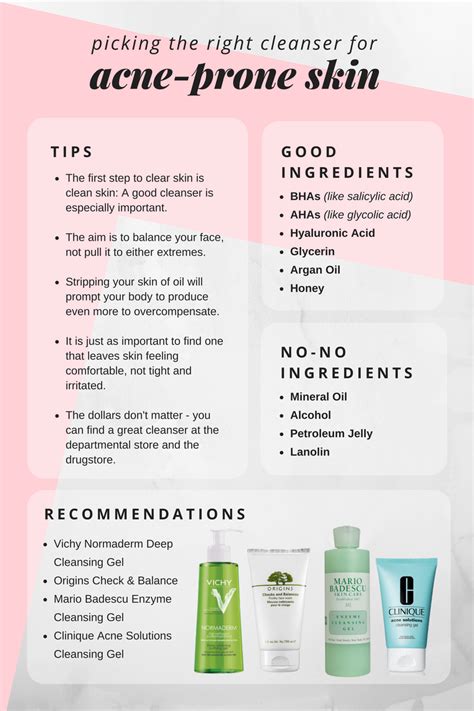 How To Choose The Best Cleanser For Acne Prone Skin Thebeautyaddict