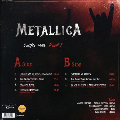 Metallica Seattle 1989 Part 1 Live At Seattle Center Coliseum Augu