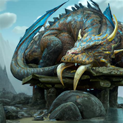 Giant Slumbering Dragon By Abysswalkerimgflip On Deviantart