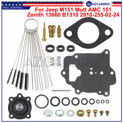 Carburetor Kit New Fits Jeep M151 Mutt Amc 151 Zenith 12848 13660 B