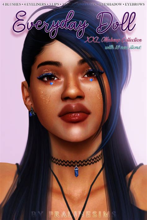 Everyday Doll Xxl Makeup Collection Pralinesims On Patreon Sparkly