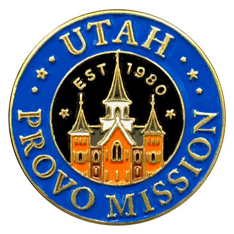 Utah Provo Mission Lapel Pin Lds Etsy