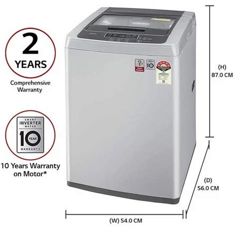 Lg T65sksf4z 65 Kg 5 Star Inverter Fully Automatic Top Load Washing