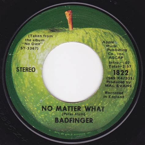 Badfinger No Matter What 1970 Winchester Pressing Vinyl Discogs